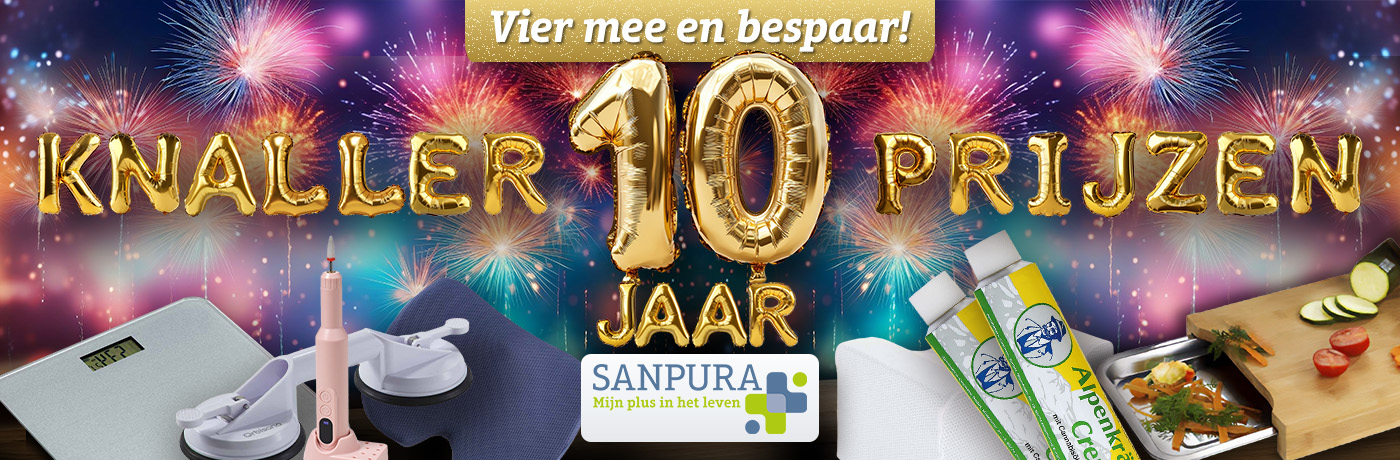 SANPURA 10 jaar knallerprijzen