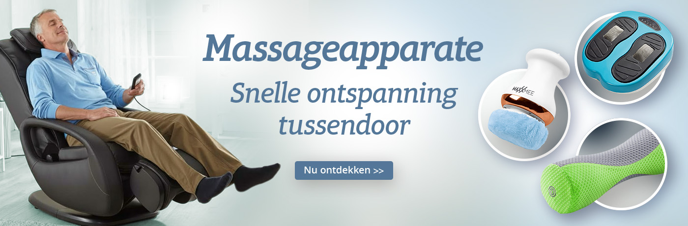 Massageapparaten voor snelle ontspanning tussendoor