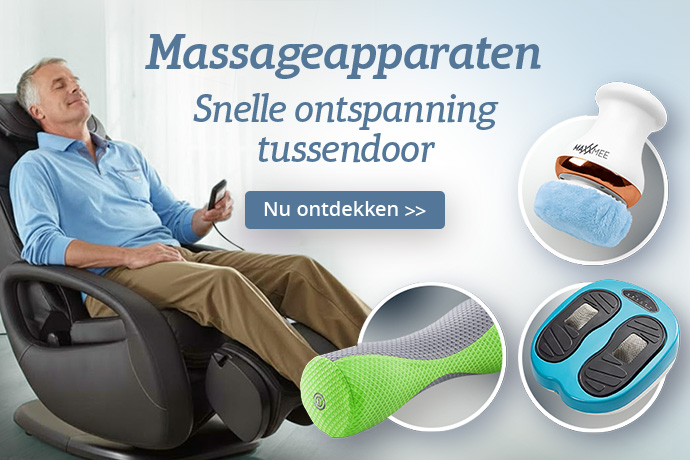 Massageapparaten voor snelle ontspanning tussendoor