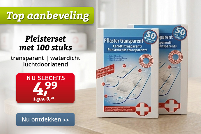 Top aanbeveling  - Transparante pleisters