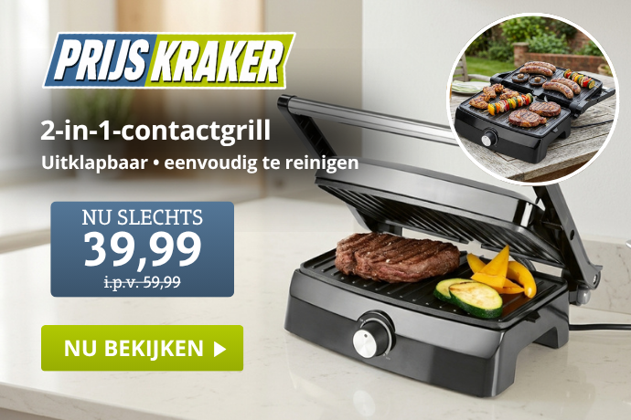 Prijs Kraker  - Contactgrill