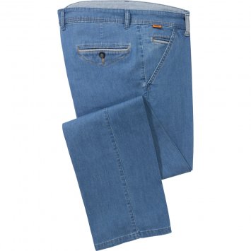 Lichte jeans met leuke accenten