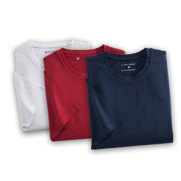 T-shirt in stretchkwaliteit 3 stuks