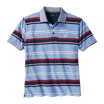 Piqué-poloshirt met strepen