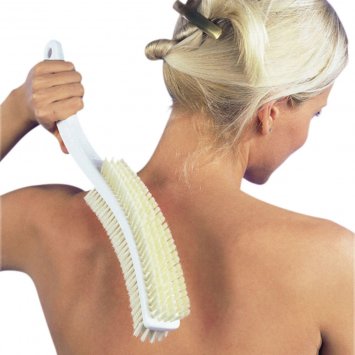 Ergonomische natuurhaarborstel