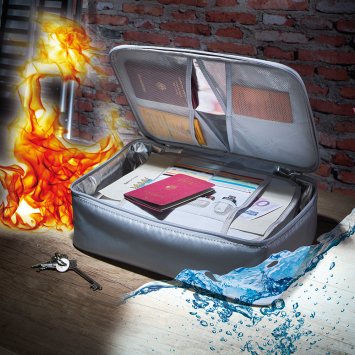 Brand- en waterbestendige documententas