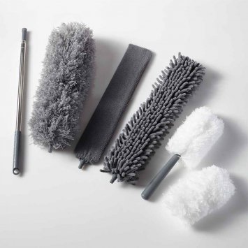 5-delige telescopische plumeauset