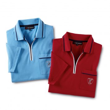 Comfortabel piqué overhemd