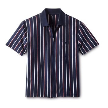 Poloshirt met volledige rits