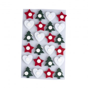 Viltstickers "Adventskalender"