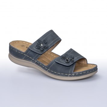 Comfortabele slippers met klittenbandsluiting 'Anette'