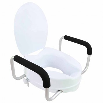 Toiletbrilverhoger met armleuningen