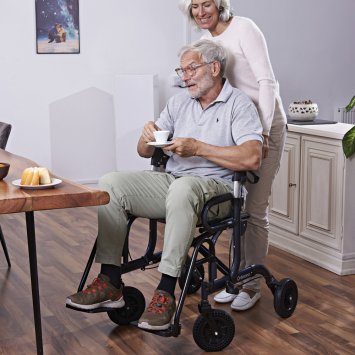 OZR 210 rollator/rolstoel 2-in-1