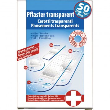 Transparante pleisters 100 stuks