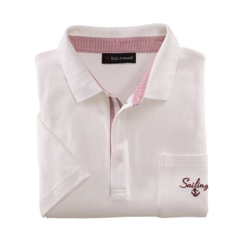 Maritimes poloshirt,Wit