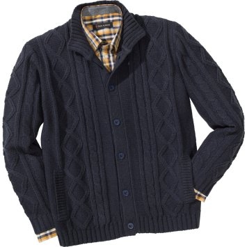 Vest met ruitpatroon