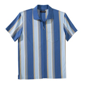 Jerseyshirt met deelbare ritssluiting