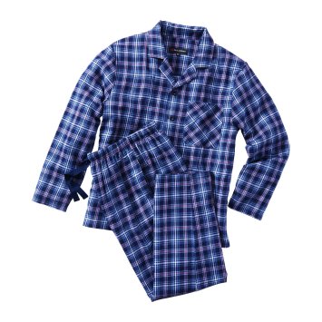 Flanellen herenpyjama