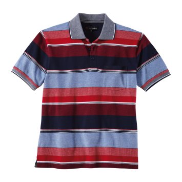 Piqué-poloshirt met strepen