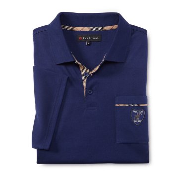 Interlockshirt met contrasten