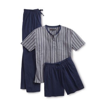 3-delige jersey-pyjama