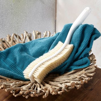Ergonomische borstel met natuurlijk haar