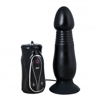 Anaalplug met stootfunctie