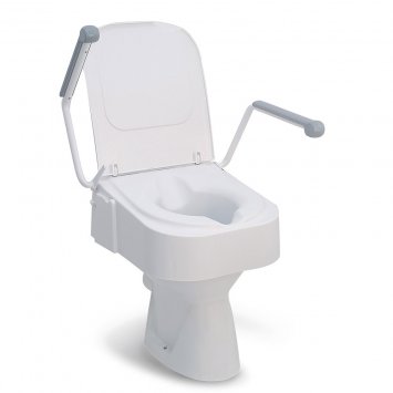 Toiletverhoger met armleuningen