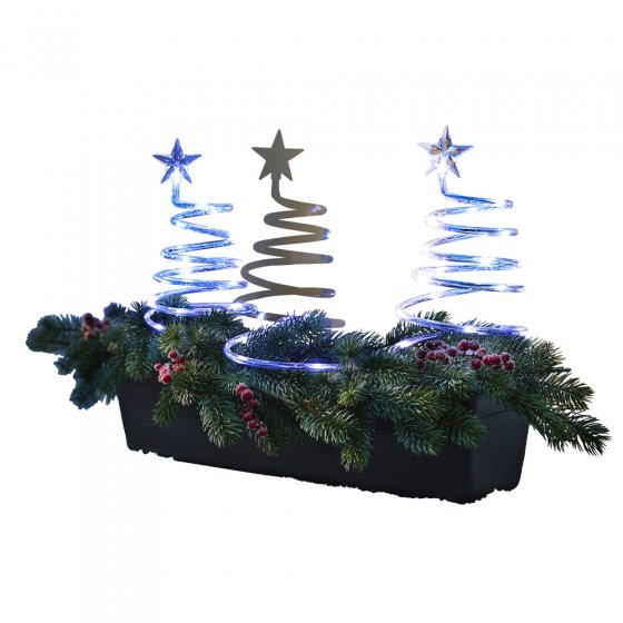 LED-spiraalvormige dennenbomen