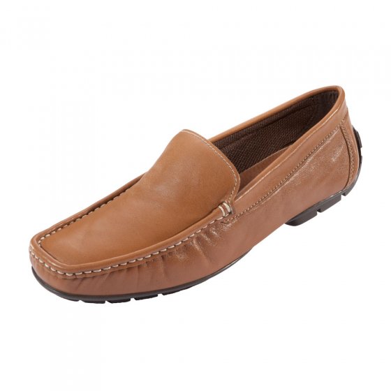 Ult.zachte leren mocassin,zwar 45 | Zwart