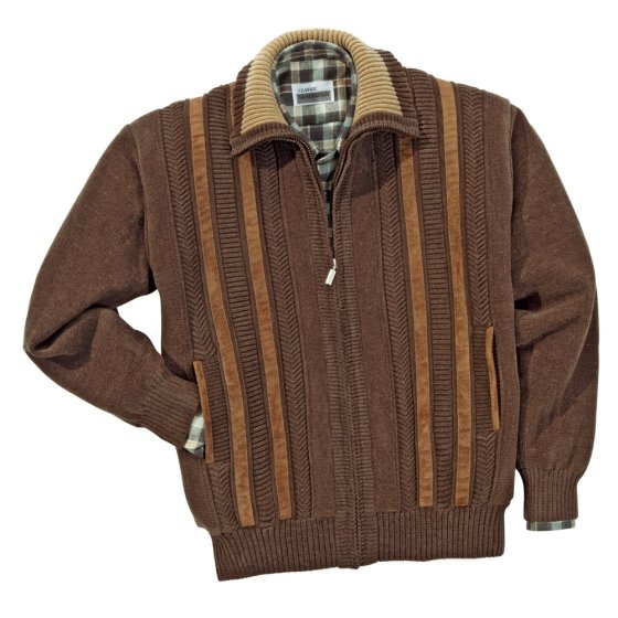 Chenille gebreid blouson 
