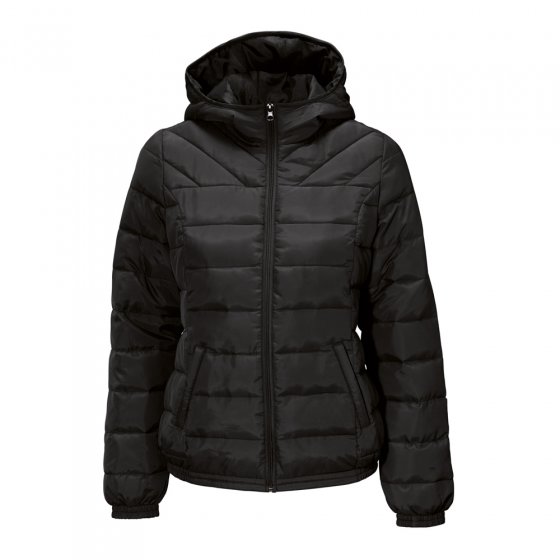 Stepp-Jacke,Schwarz,36/38 