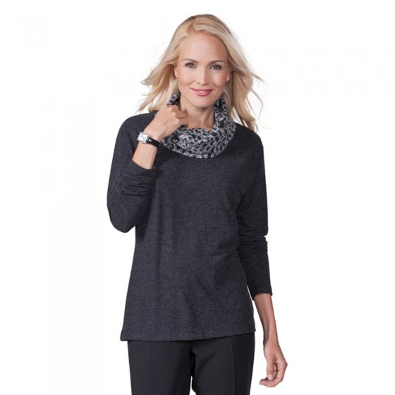 Rollkragenshirt,anthrazit,38 