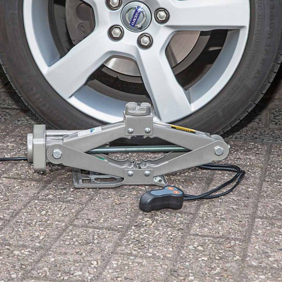 Elektrische autokrik met wielsleutel 