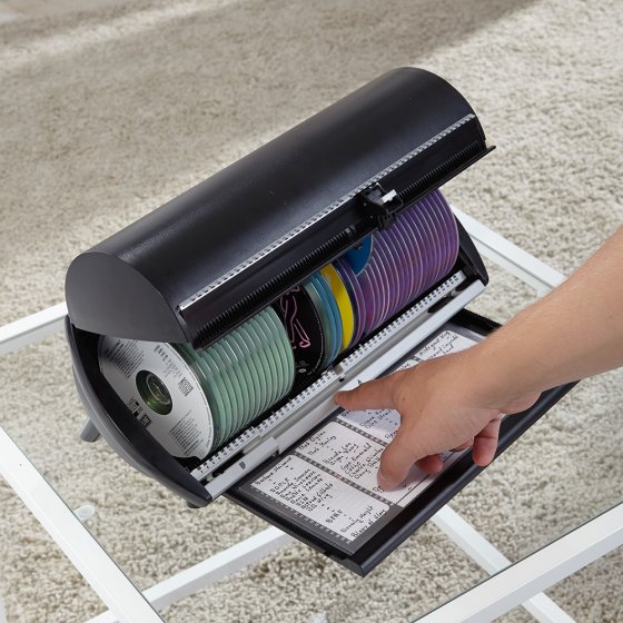 Automatische cd-/dvd-organizer