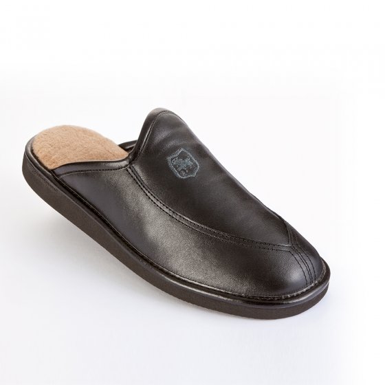 Luxe ler.huisschoen,zwart 46 | Zwart