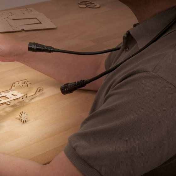 Flexibele lamp 'Duo'