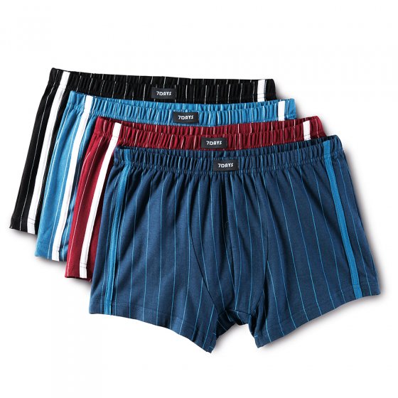 Katoenen retro-short Set van 4 