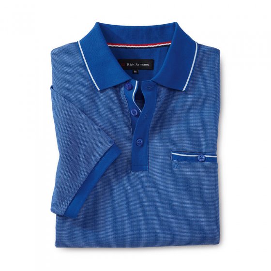 Poloshirt met structuur 