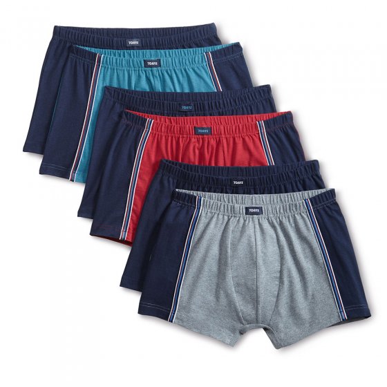 Katoenen retroshort 6 stuks 