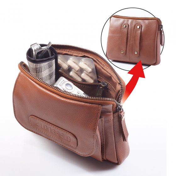 Kalfsleren heuptasje 