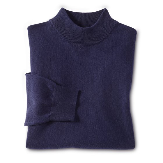 Trui met een opstaande kraag 3XL (128/132) | Marine