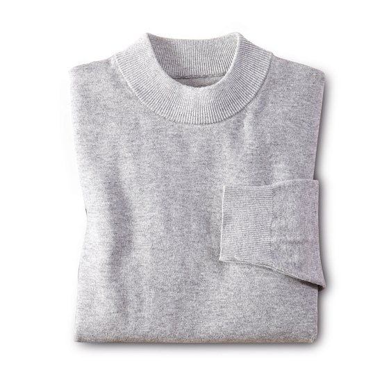 Trui met een opstaande kraag 3XL (128/132) | Grijs