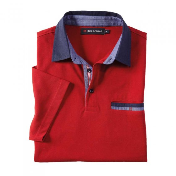 Modieus poloshirt 3XL (64/66) | Rood