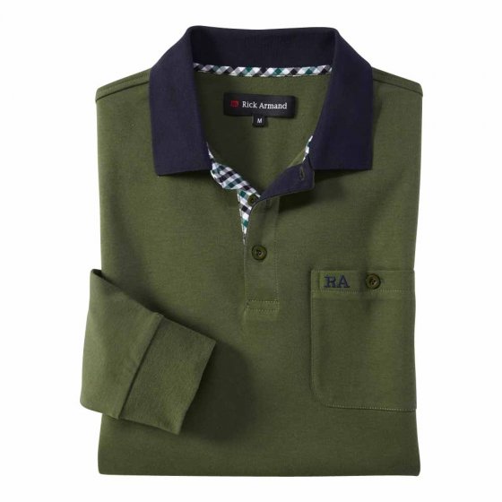 Sportief interlockshirt 3XL (64/66) | Donkergroen