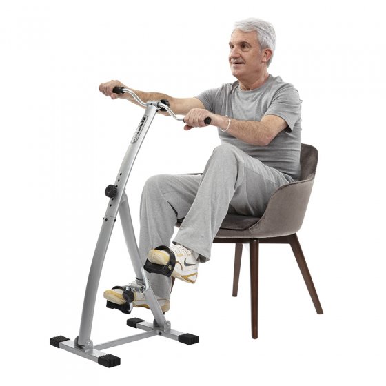 Hometrainer met dubbele pedalen 