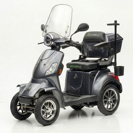 E-Mobile VENEZIA, 4-wieler, lithiumaccu Grijs