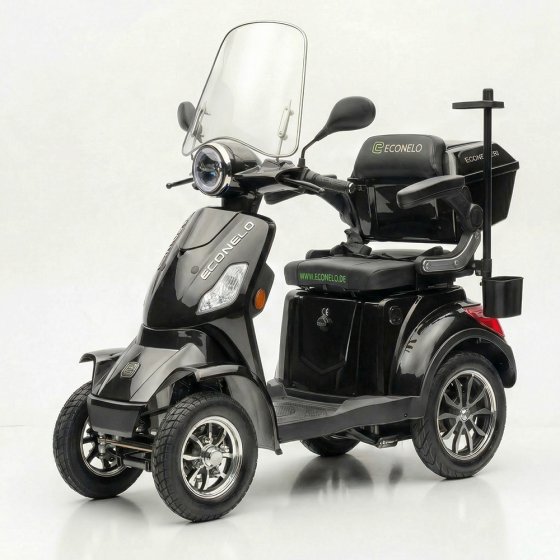 E-Mobile VENEZIA, 4-wieler, lithiumaccu Zwart
