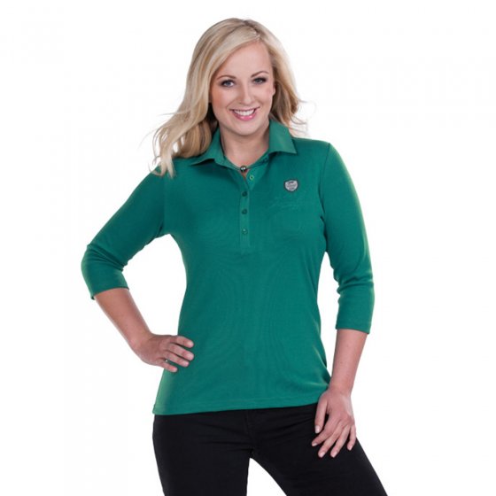 Damen Poloshirt,rot 