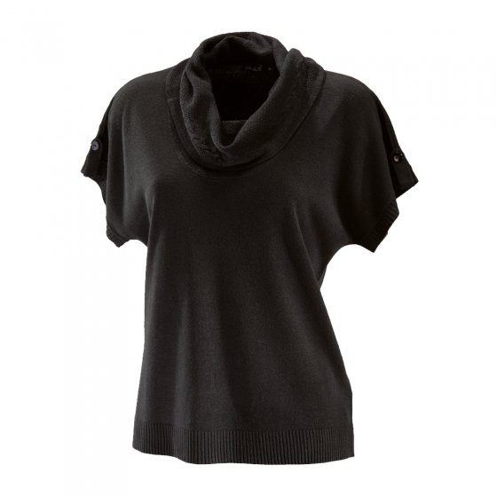 Rollkragen-Pullover, orange 